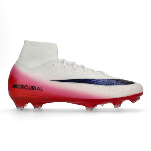 Nike Air Zoom Mercurial Superfly 10 Elite FG Fear Nothing - White/University Red/Dark Obsidian